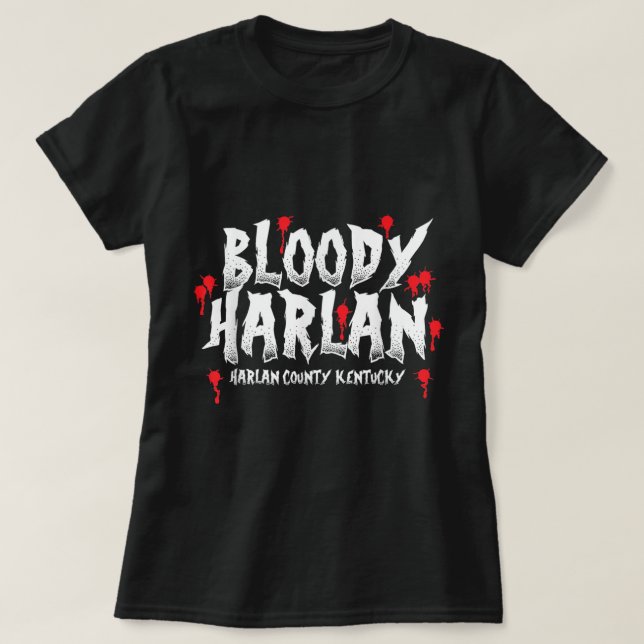 Camiseta Bloody Harlan County Ky (Diseño del anverso)
