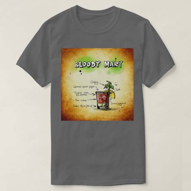 Camiseta Bloody Mary (Diseño del anverso)