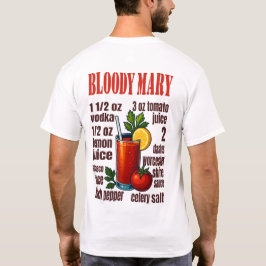 Camiseta Bloody Mary T-Shirt – Bold Brunch Cocktail 