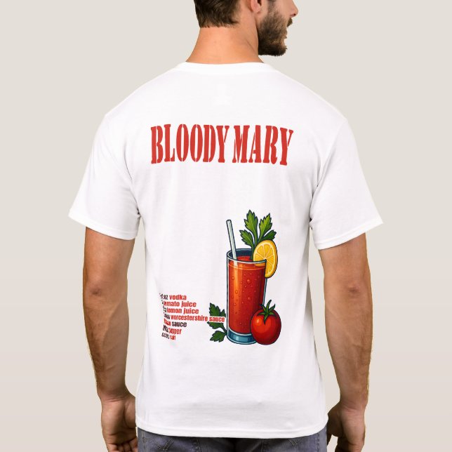 Camiseta Bloody Mary T-Shirt – Bold Brunch Cocktail (Reverso)