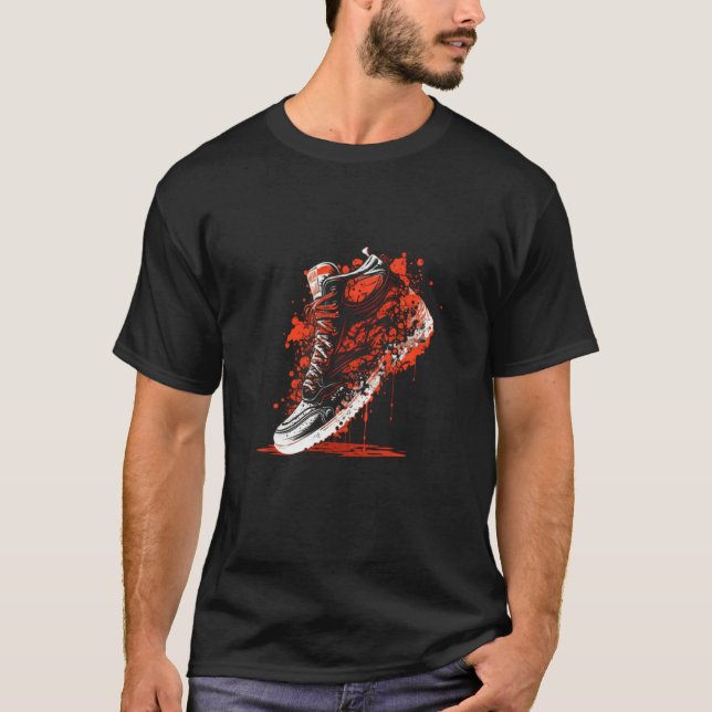 Camiseta Bloody sneaker (Anverso)