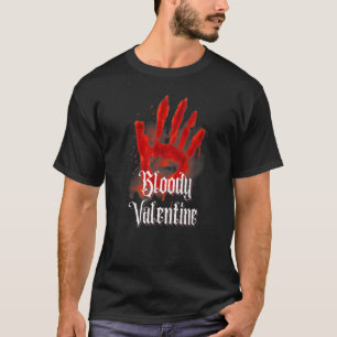 Camiseta Bloody Valentine Gótico Emo Misterioso Occult Divi