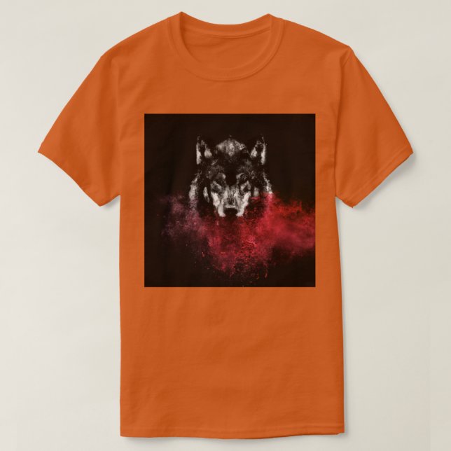 Camiseta Bloody Wolf (Diseño del anverso)