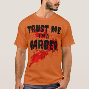 Camiseta Bloodyrust Me soy un barbero espeluznante Hallowee