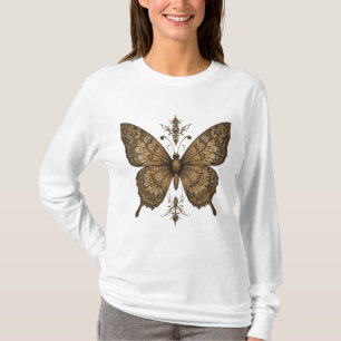 Camiseta "Bloom de mariposa: Tee de transformación de Moda