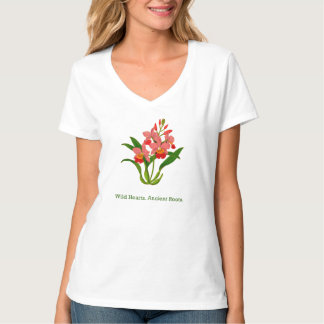 Camiseta Bloom de orquídeas salvajes