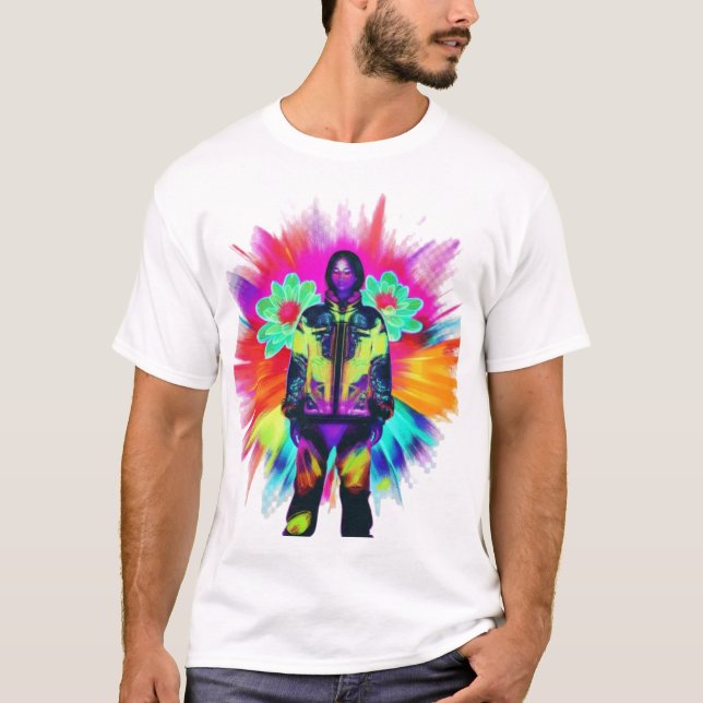 Camiseta Bloom del año 2000: El Techwear conoce la naturale (Anverso)