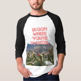 Camiseta Bloom donde estás plantado arriba