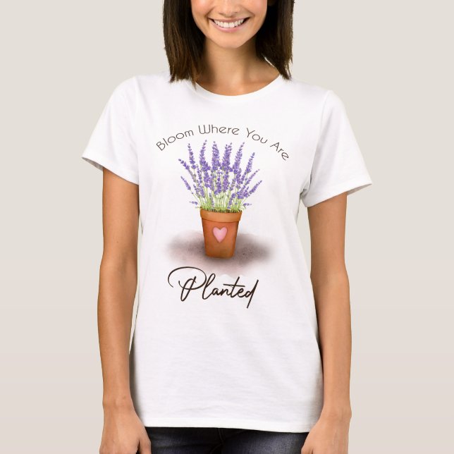Camiseta Bloom Donde Te Plantan (Anverso)