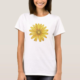 Camiseta Bloom Dorado - Elegante Diseño Floral