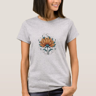 Camiseta "Bloom elegante: Se desarrolla el ciclo de la natu