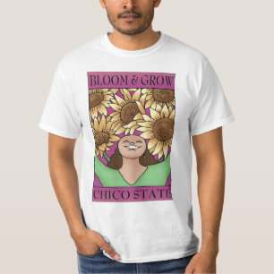 Camiseta Bloom & Grow Chico State (rosa)