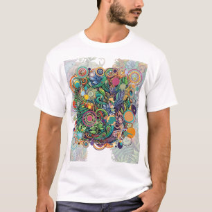 Camiseta Bloom indomable con acentos circulares