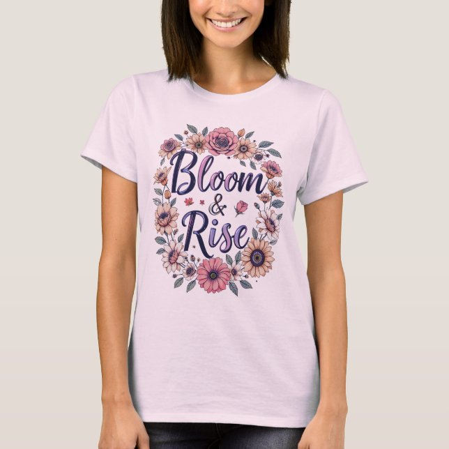 Camiseta Bloom & Rise (Anverso)