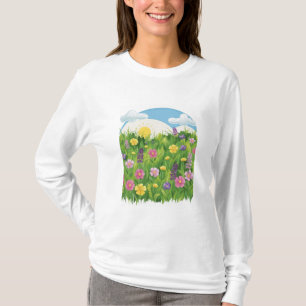 Camiseta "Bloom & Sunshine – Floral de primavera y verano C