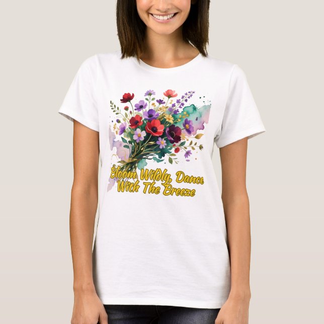 Camiseta Bloom Willy, Bailar con la brisa (Anverso)
