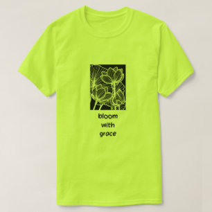 Camiseta Bloom With Grace – Floral Inspirador
