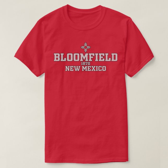 Camiseta Bloomfield Nuevo México (Diseño del anverso)