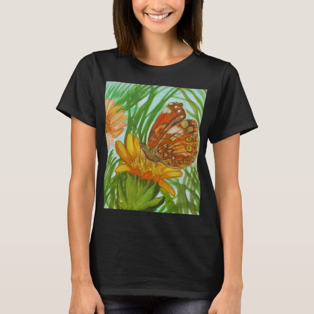 Camiseta Blooming flower garden (Anverso)