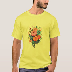 Camiseta Blooming Grace Floral Tee