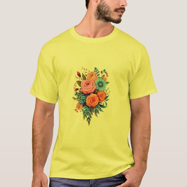 Camiseta Blooming Grace Floral Tee (Anverso)