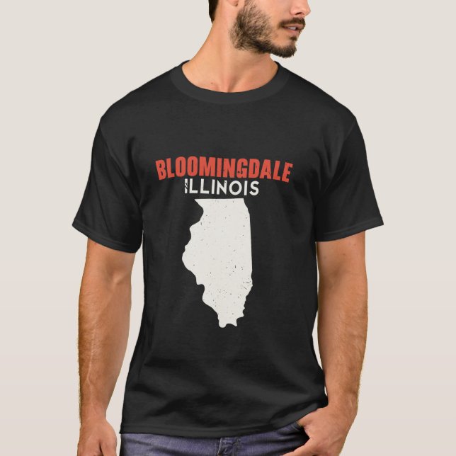 Camiseta Bloomingdale Illinois EE.UU. EE.UU. (Anverso)