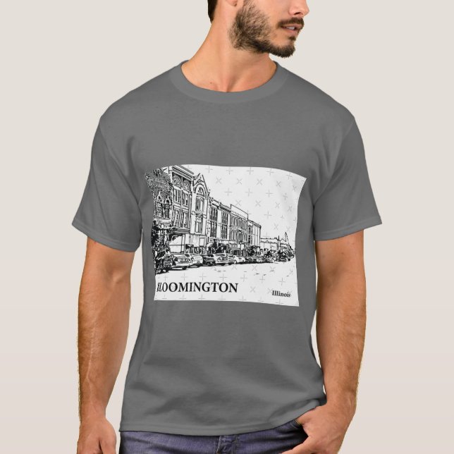 Camiseta Bloomington Illinois (Anverso)