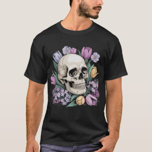 Camiseta Blooms y huesos