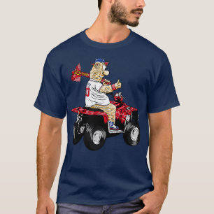 Camiseta blooper Race quad atlanta Mascot toon Style TShirt