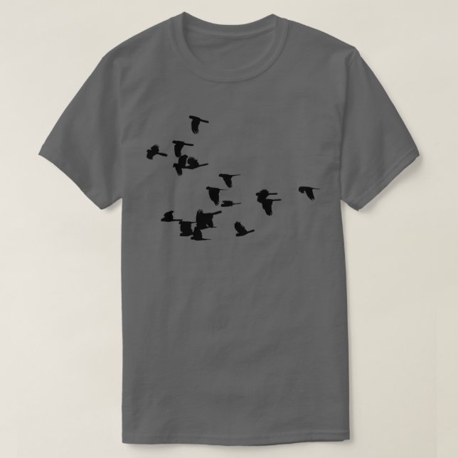 Camiseta Bloque de Cockatoos Negros (Diseño del anverso)