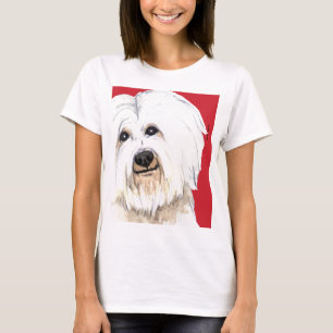 Camiseta Bloque de color de algodón