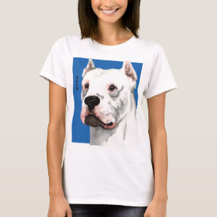 Camiseta Bloque de color de Dogo Argentino