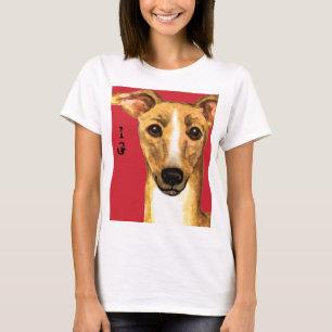 Camiseta Bloque de color de Greyhound italiano