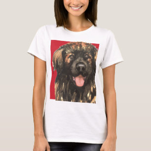 Camiseta Bloque de color de Leonberger