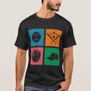 Camiseta Bloque de color Retro 4