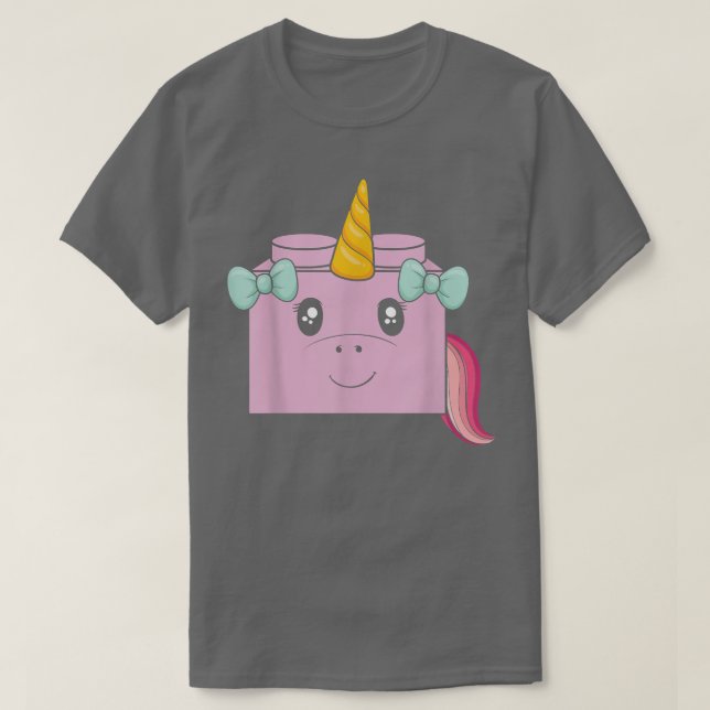 Camiseta Bloque de construcción de ladrillos del generador  (Diseño del anverso)