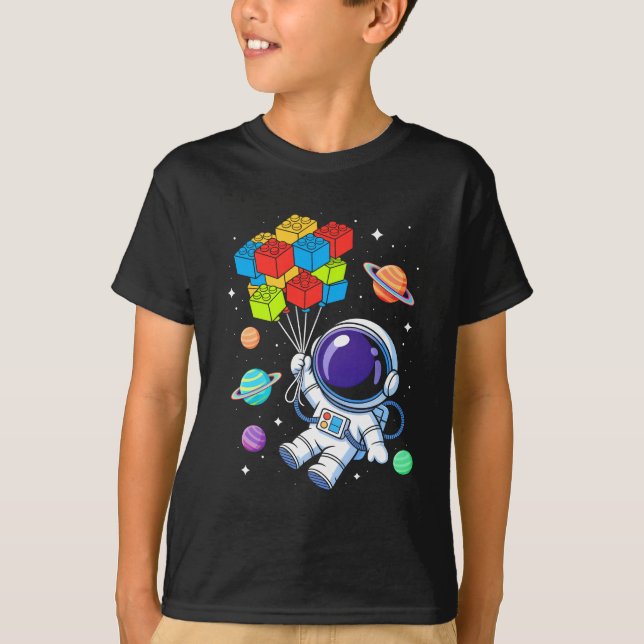 Camiseta Bloque de construcción divertida del Master Builde (Anverso)