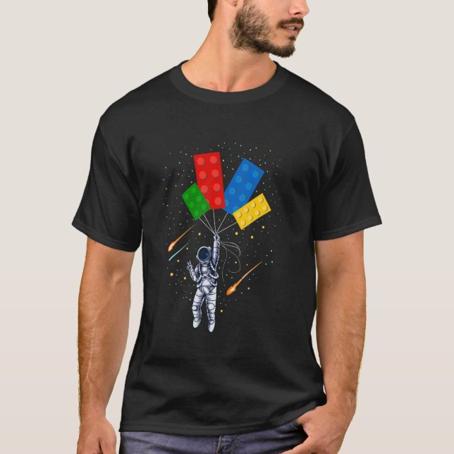 Camiseta Bloque de construcción divertida del Master Builde (Anverso)
