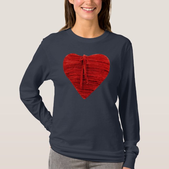 CAMISETA BLOQUE DE CORAZÓN ROJO (Anverso)