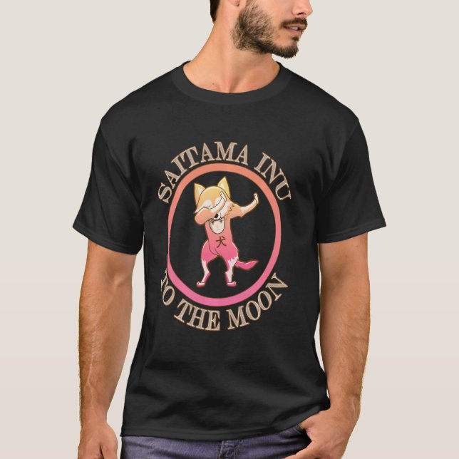 Camiseta Bloque de criptografía de la moneda de Saitama Inu (Anverso)