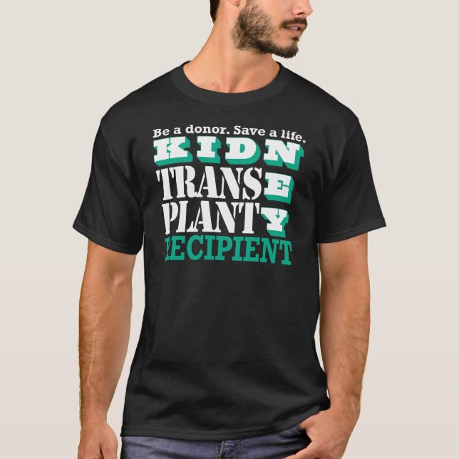 Camiseta Bloque de destinatarios del trasplante renal (Anverso)