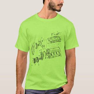 Camiseta bloque de motor 454ci