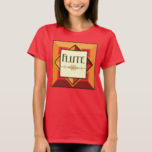 Camiseta Bloque decorativo de flauta