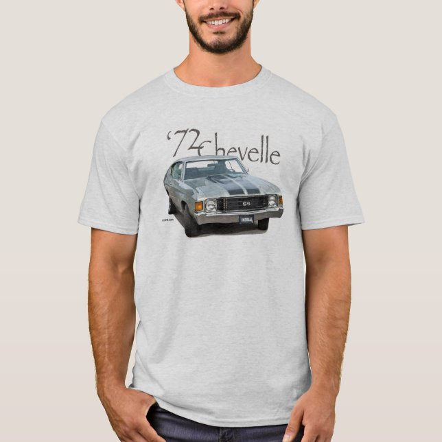Camiseta Bloque grande 1972 de Chevrolet Chevelle SS (Anverso)
