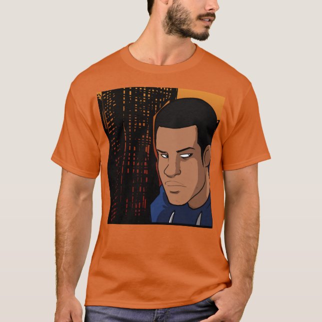 Camiseta Bloque para bloquear la atracción del hombre (Anverso)