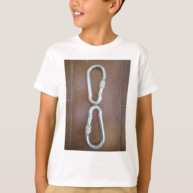 Camiseta Bloqueado: Diseño de bloqueo de carabinero de acer (Anverso)