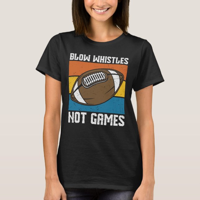 CAMISETA BLOQUEAR SILENCIAS NO JUEGOS FUNNY FOOTBALL (Anverso)