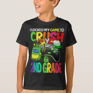 Camiseta Bloqueé Mi Juego Para Aplastar El Segundo Grado De