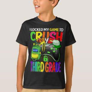 Camiseta Bloqueé Mi Juego Para Aplastar El Tercer Grado