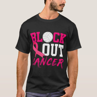 Camiseta Bloqueo de la concienciación sobre el cáncer de ma